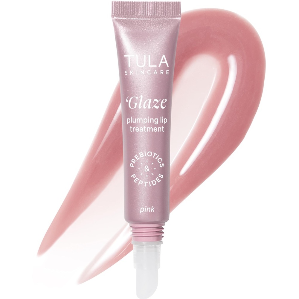 BNIB Tula Glaze Plumping Lip Treatment — Rosy Pink
